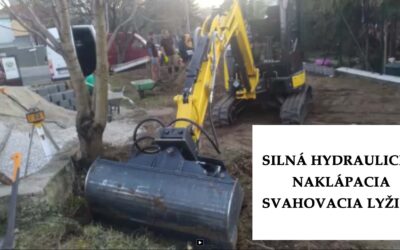 Silná hydraulická naklápacia svahovacia lyžica